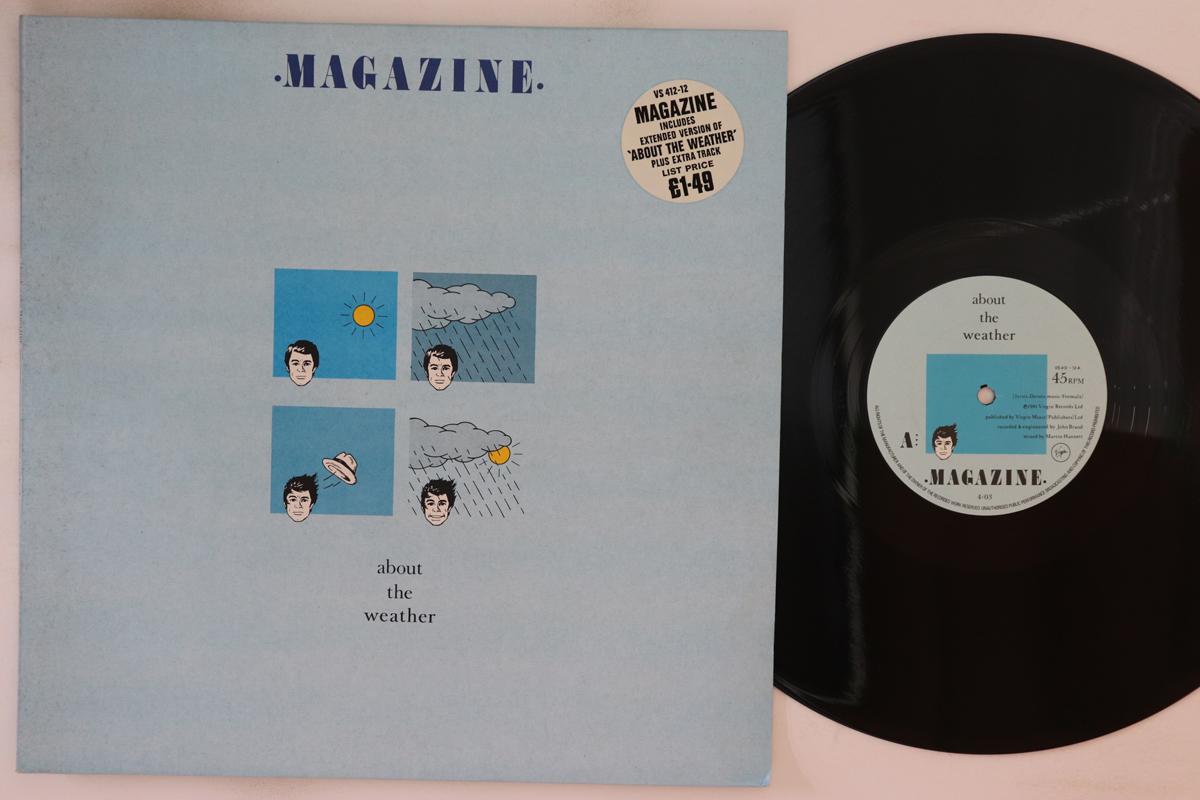 

12inch Record MAGAZINE - About The Weather VS41212 VIRGIN 1981 UK Rock Used