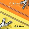 Walking Dog Leash With Continuous Bite Resistance P-Chain P-Shaped rope Collar Anti Bite Break Medium-Sized Large Dog Pet Chain