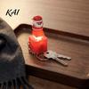 Christmas Gift for Adults Santa Claus Luminous Voice Keychain, Type?C Rechargeable Fidget Toy, Shape Key Holder Portable LED Light Pendant