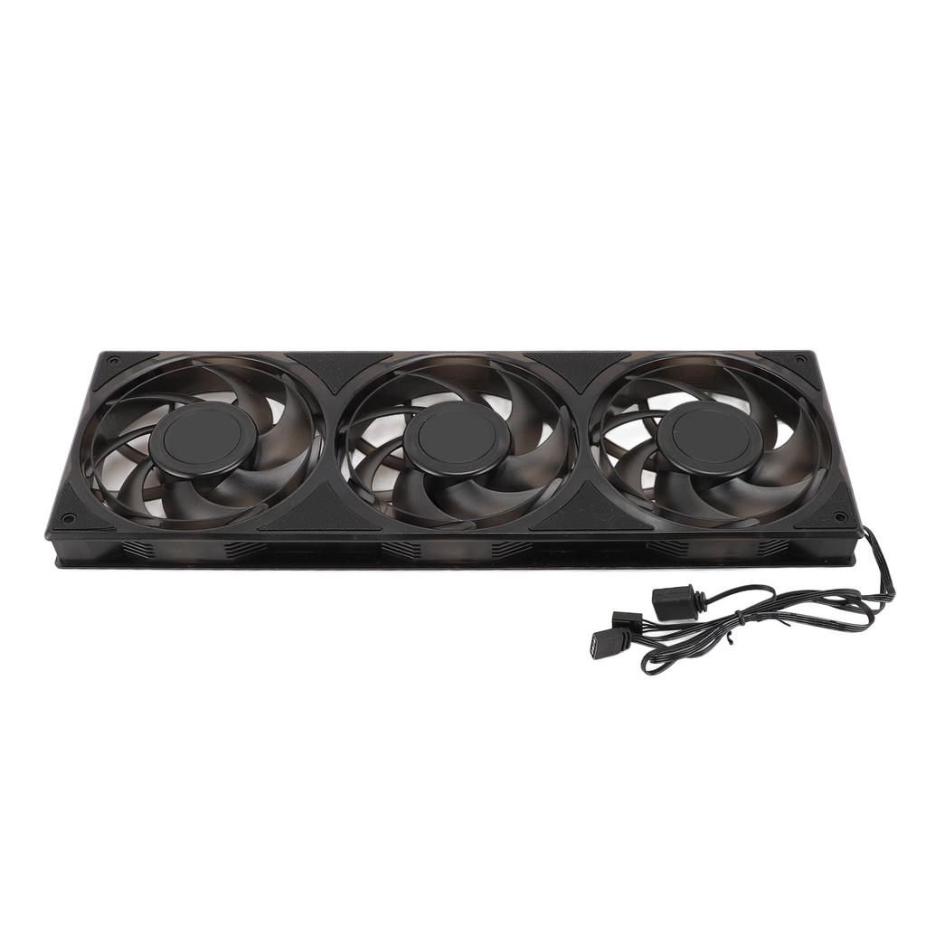 360mm 3 in 1 Computer Case Fan 5V ARGB 2200RPM 4 Pin PWM MFDB Dynamic Pressure Bearing 7 Blades Quiet Case Cooler Fan for PC