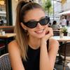 European and American Retro Style Unisex Y2K Unisex Fashionable Glasses Trend Versatile Summer Sun Shading and UV Protection Lig