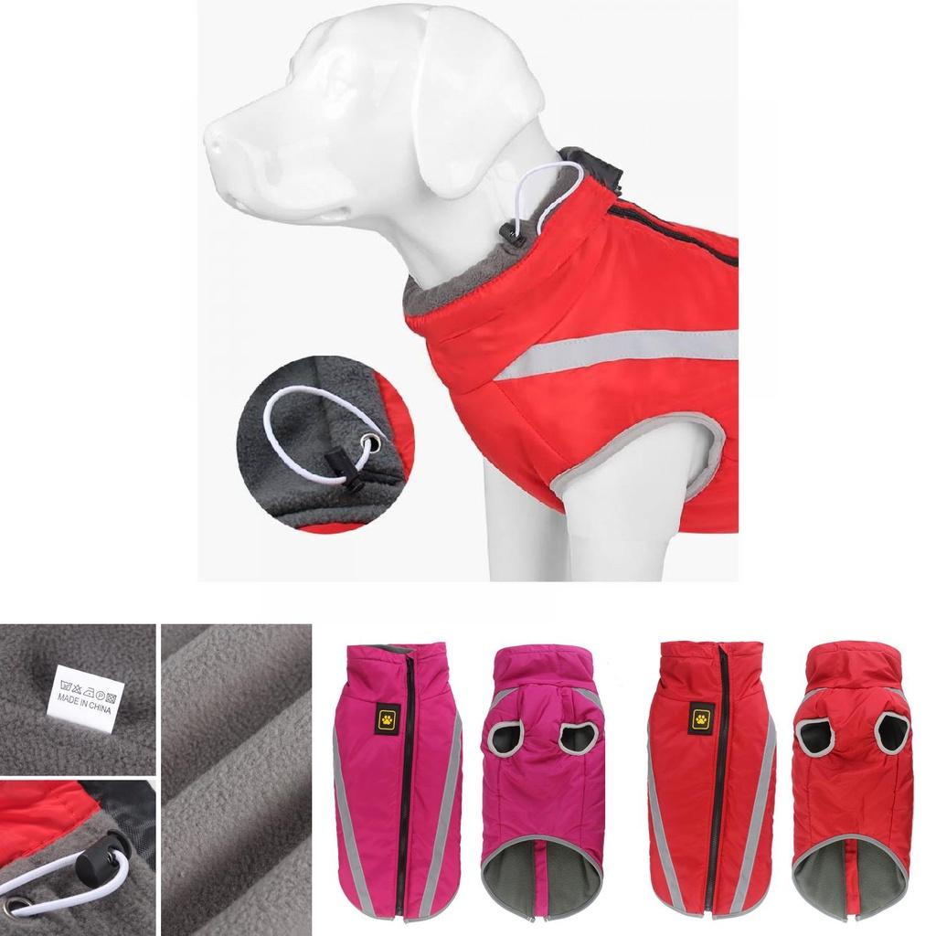 Warm Outdoor Reflective Dog Vest Jacket For Winter