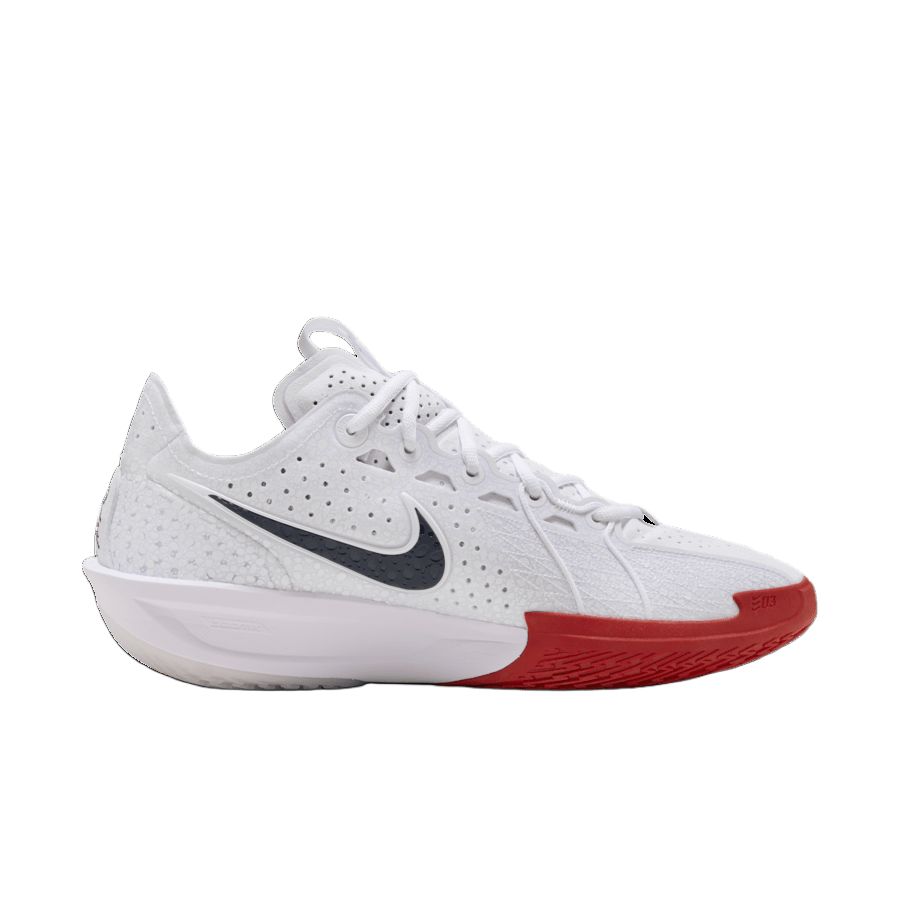 Nike Air Zoom GT Cut 3 EP USA Unisex Sneakers White Obsidian University-Red DV2918-103