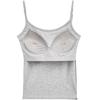 Cotton Anti Glare Camisole Base Vest with Chest Cushion Integrated Underwear Gather Together, Hold Up, and Pat the Chest Female