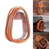 Retro-Stil Tragbare Schminktasche Transparentes Design Wasserdichte Schmucktasche Reisegebrauch