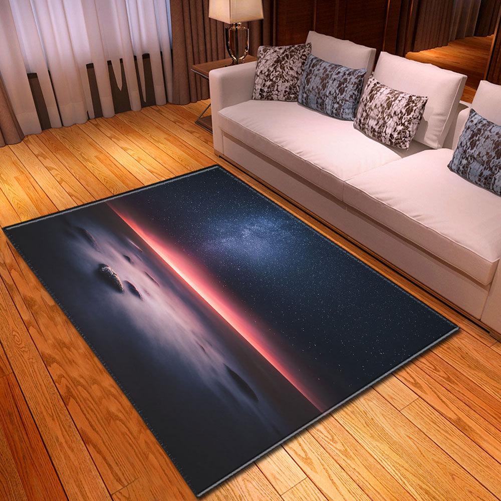 Simple Starry Sky Living Room Carpet Bedroom Dining Room Floor Mat Pattern Size