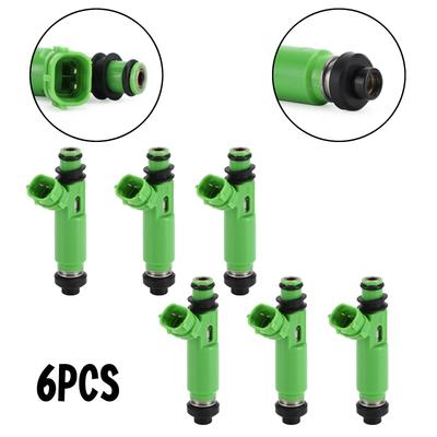 6PCS Fuel Injectors 1955003170 Fit for Mitsubishi Montero Sport 3.0L V6 1998-2003