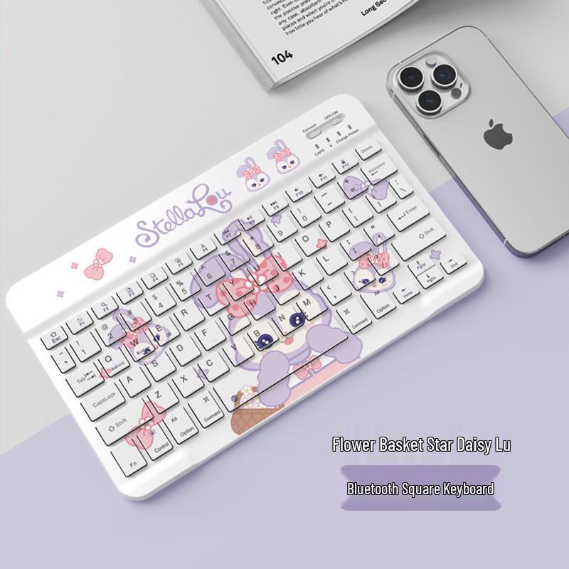 Universal External Wireless Bluetooth Keyboard for Apple iPad, Huawei Tablet, Red Rice, Xiaomi, Honor, and Android Phones.