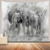 Arazzo Elefante Arazzo Bohemien Hippie Arazzo Estetico Mandala Mistico Appeso a Parete per Casa Soggiorno Camera da Letto Dormitorio