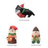 Christmas Resin Art Toys With Festive Mushroom And Cat Designs For Gift Giving