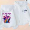 Hoodies Sweatshirts Girls Zip Sweatshirt Children's Clothing Cartoon Print Hoodie Casual Top