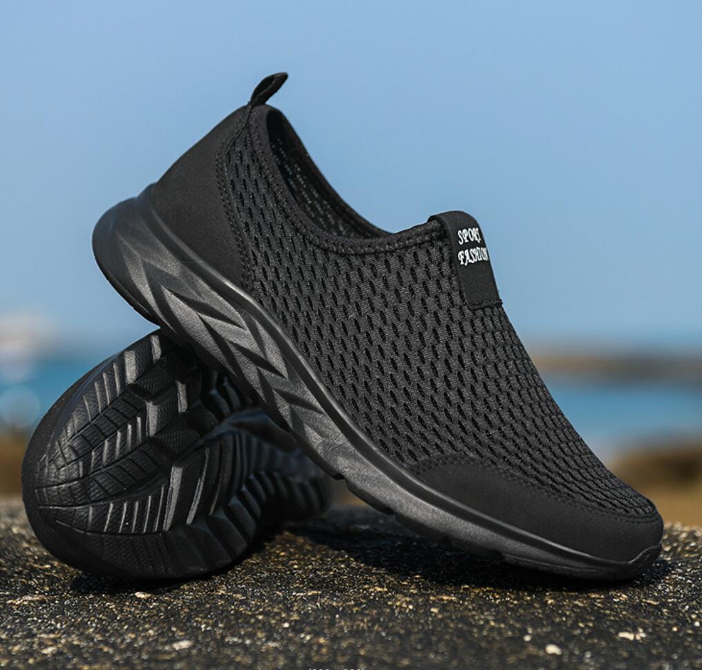 Модные вулканизированные туфли мужские кроссовки дышащая мужская повседневная обувь — фото 4