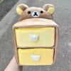 Cartoon Stationery Storage Plush Compartment Box 2025 Desktop Storage