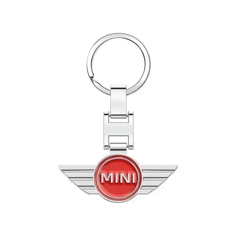 BKSN4 1pcs Metal Car Styling Keychain Keyring Key Chain For BMW Mini Cooper One S JCW R53 R55 R56 R60 F55 F56 Countryman Accessories