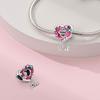 Plata Charms Of Ley Copper Donut Shape Cartoon Animal Charm Beads For Original 3Mm Bracelet Making Diy Jewelry