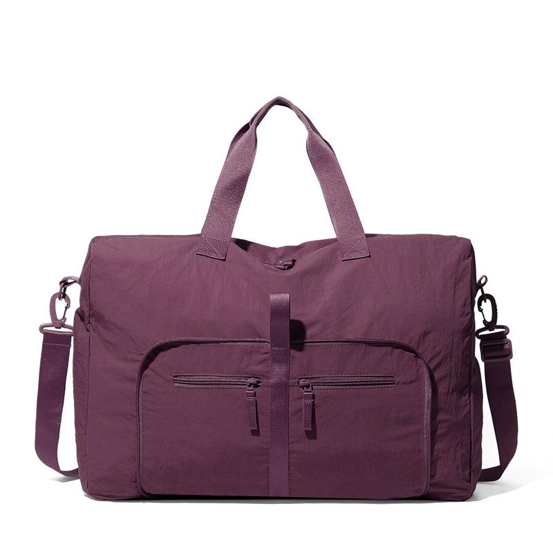 

Спортивная сумка для фитнеса, дорожная сумка для коротких поездок, женская сумка большой вместимости, легкая сумка для хранения фиолетовый