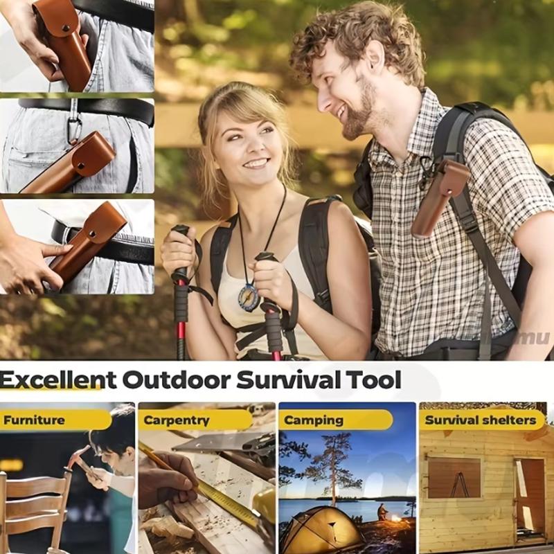Spiral drill bit, portable outdoor survival tool, jungle craft settler, hand drill drilling tool for camping, outdoor hiking
