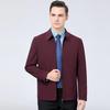 2024 Men's Versatile Lapel Jacket - Spring & Autumn Casual Outerwear for Middle-aged and Elderly