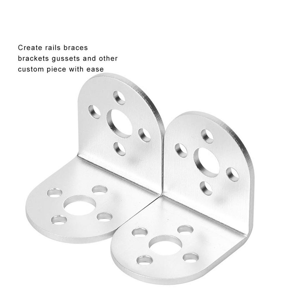 2pcs Aluminum L Shape Bracket for Pitsco Tetrix Robotics Replacement Parts