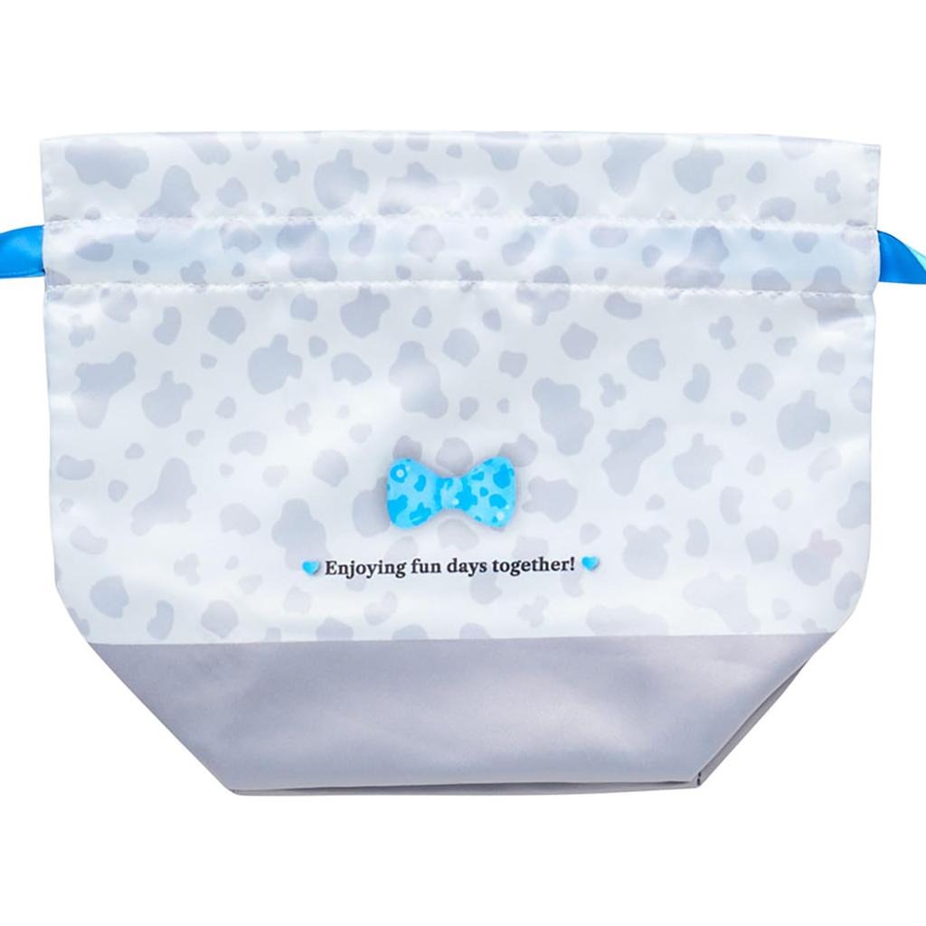 Sanrio Set of 2 Drawstring Bags Animal Cinnamoroll Polyester 071731 (SANRIO) (Monotone Design)