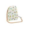 Moschino Letter Bear Print Gold Chain Shoulder Crossbody Bag Women bags White A74028221-1001