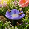 Resin Insect Drinking Cup Colorful Garden Decoration Gifts Bee Butterfly Water Dispenser Outdoor
