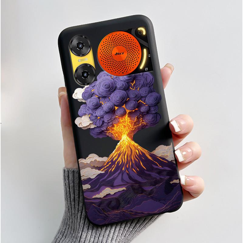 Custodia per Telefono Per ZTE Nubia Music 2 Custodia Z2460 Z2353 Estetica Gatto Carino Astronauta Nera Morbida TPU Silicone Copertura Protettiva Integrale