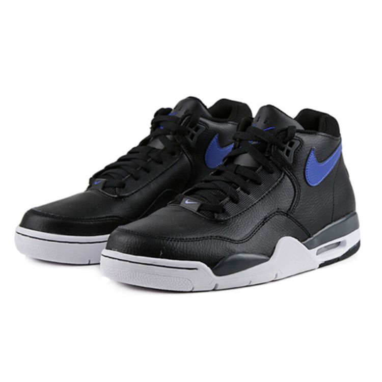 Nike Flight Legacy Černé Hyper Modré Pánské Tenisky Tmavě Šedé Bílé BQ4212-003
