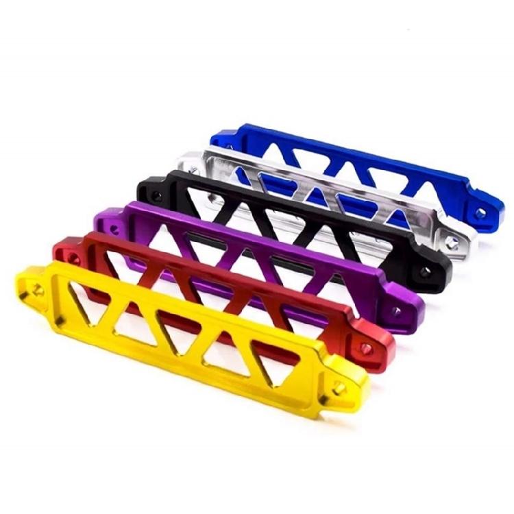 Easy to Install Aluminum Battery Tie Down Bracket Car Battery Holder for Improves Vehicle performances & Appearance