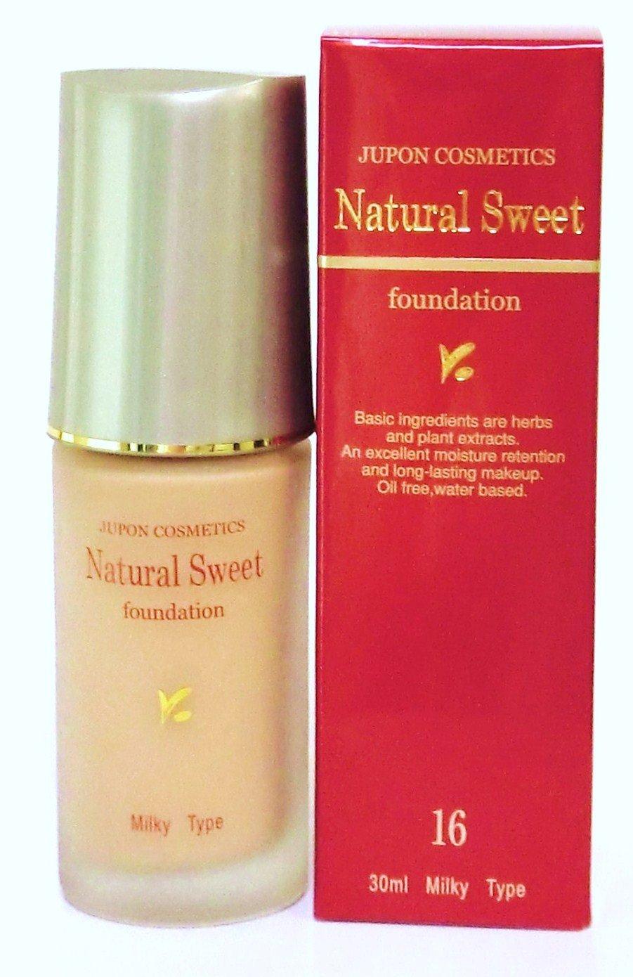 

Jupon Natural Sweet Foundation 16 30ml (Ivory) слоновая кость