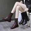 Female Ankle Boots Sock Short for Women Elastic Booties Footwear Comfortable and Elegant on Offer Buffalo London Shoes Platform