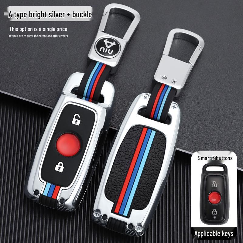 Niu Electric Vehicle Key Cover with Buckle for M1, N1S, UQi & USU+ Key Protection and Decoration