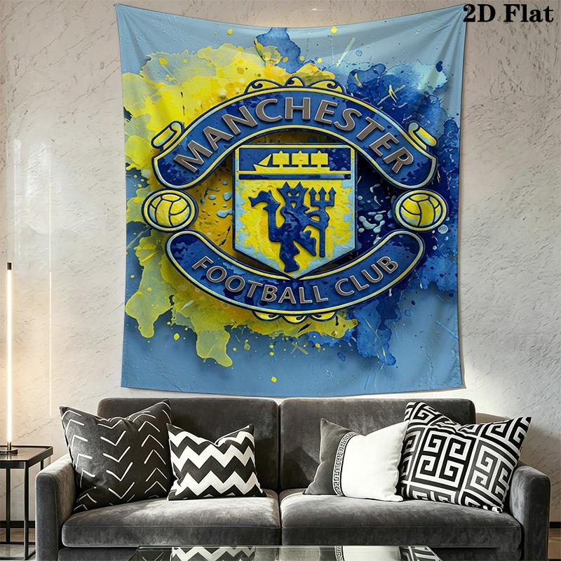 Manchester Football Club Crest Bedding 1 Duvet Cover 2 Pillowcase Without Core Christmas Birthday Gift Duvet Cover And Pillowcase Bedding Set