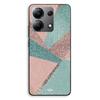 Coque Pour Xiaomi Redmi Note 13 4G Fond De Texture Abstrait Vert Marron Maniacase