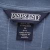 LANDS' END Long sleeve Polo shirt M blue Women Used