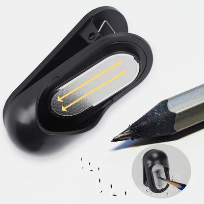 1pcs Double-Sided Design Charcoal Nib Sharpener Reusable Tool Sketch Pencil Sharpener Painting Use