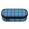 Pencil Case Organized Storage Smooth Zipper Durable 300D Polyester with Main Compartment Mesh Pocket and Pen Slots for Boys Girls