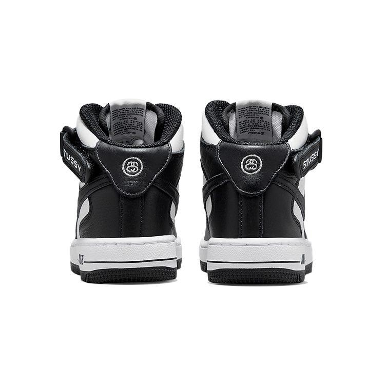 Nike Air Force 1 Mid Stussy Light Bone Black PS DN4158-002