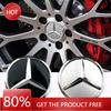 Car Sticker 4pcs 60mm Black Silver Car Wheel Cap Badge Logo Cover For Mercedes Benz W176 W177 W204 W205 W212 W213 W206 X156 X253