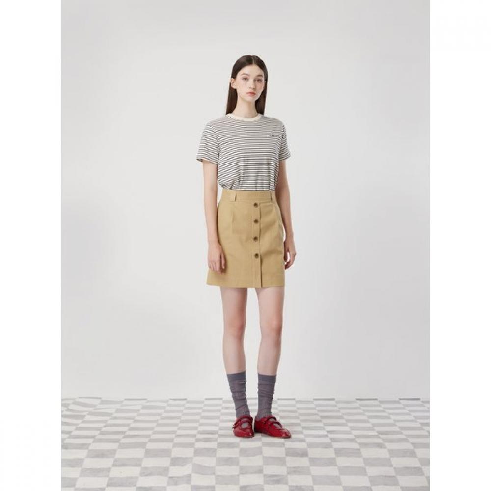 Cc Collect Volume Chin Mini Skirt C252msd037 beige/66