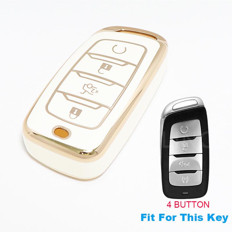 4 Buttons For Changan Hunter F70 Cs35 Cs75 Plus Cs85 Coupe Cs95 Remote Key Fob Holder Cover Case Protector Skin Accessories