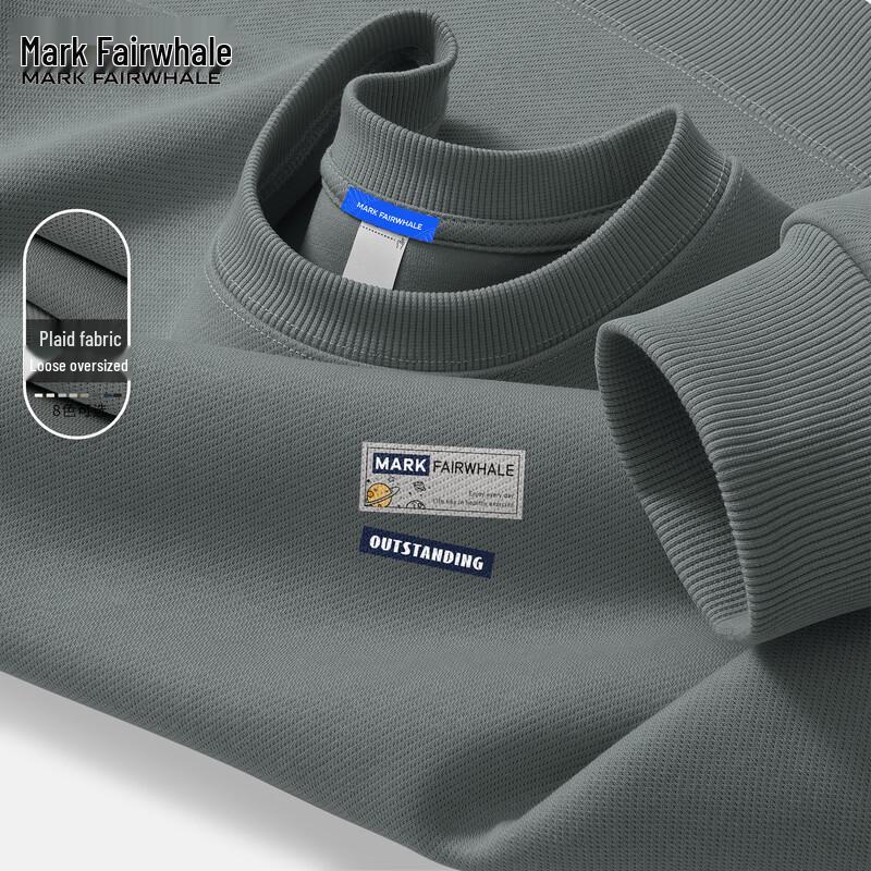 Mark Fairwhale Herren 2025 Locker Geschnittenes Rundhals Langarm Sweatshirt