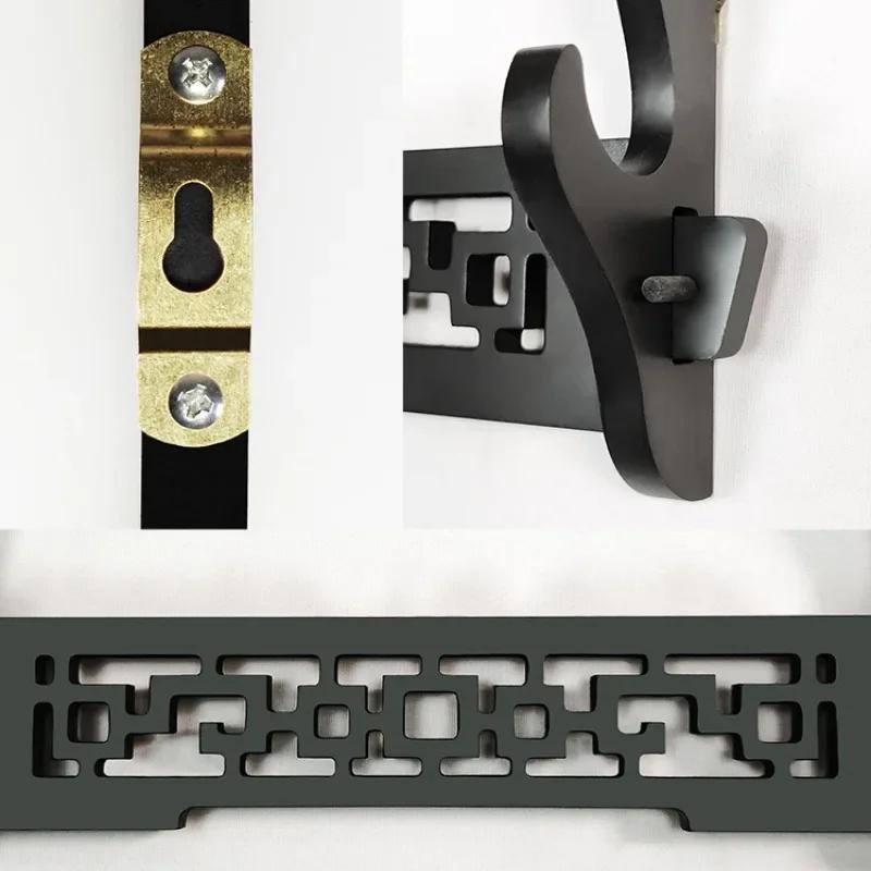 Wall Katana Knife Support Base Wooden Sabre Stand Shelf Display Sword Holder Wall Japanese Katana Rack Organizer Home Decoration