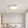 Natural Wood LED Ceiling Lamp for Bedroom and Living Room