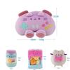 Süßeres Pusheen Katzen Plüschtier mit Spielgriff für Kinder und Sammler