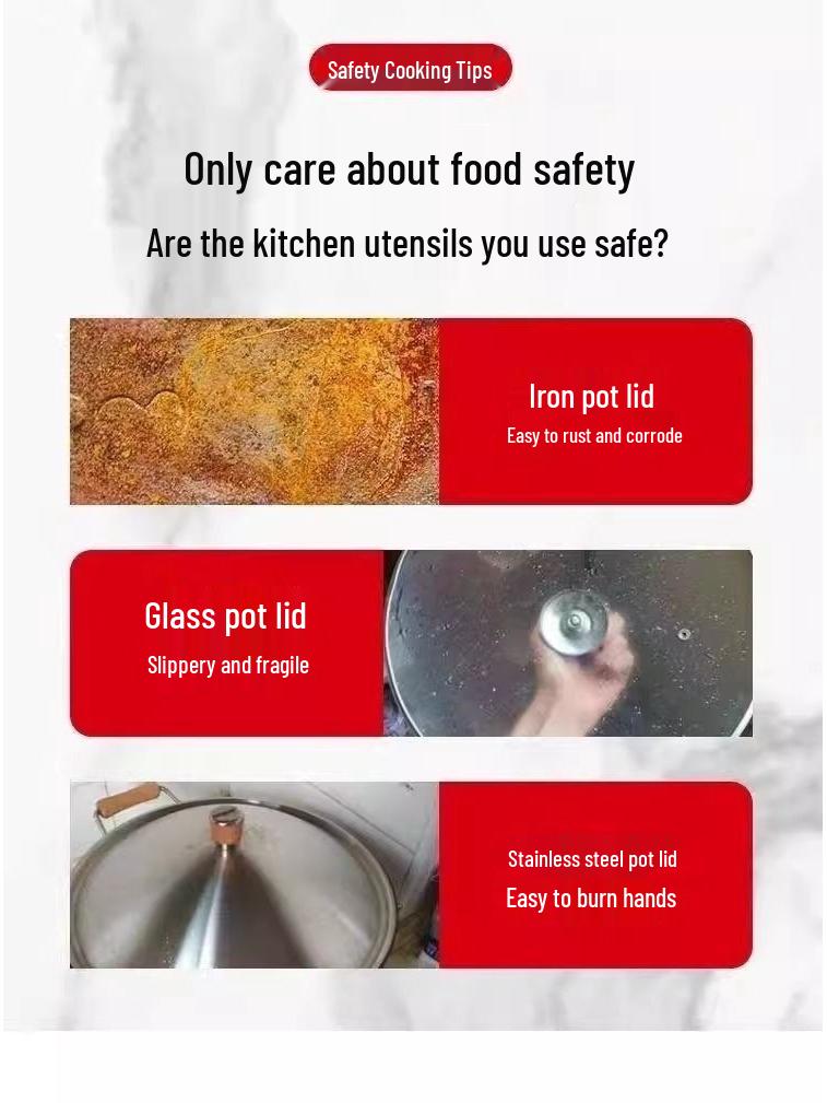 Solid Fir Wood Square Pot Lid for Large Wok or Water Tank