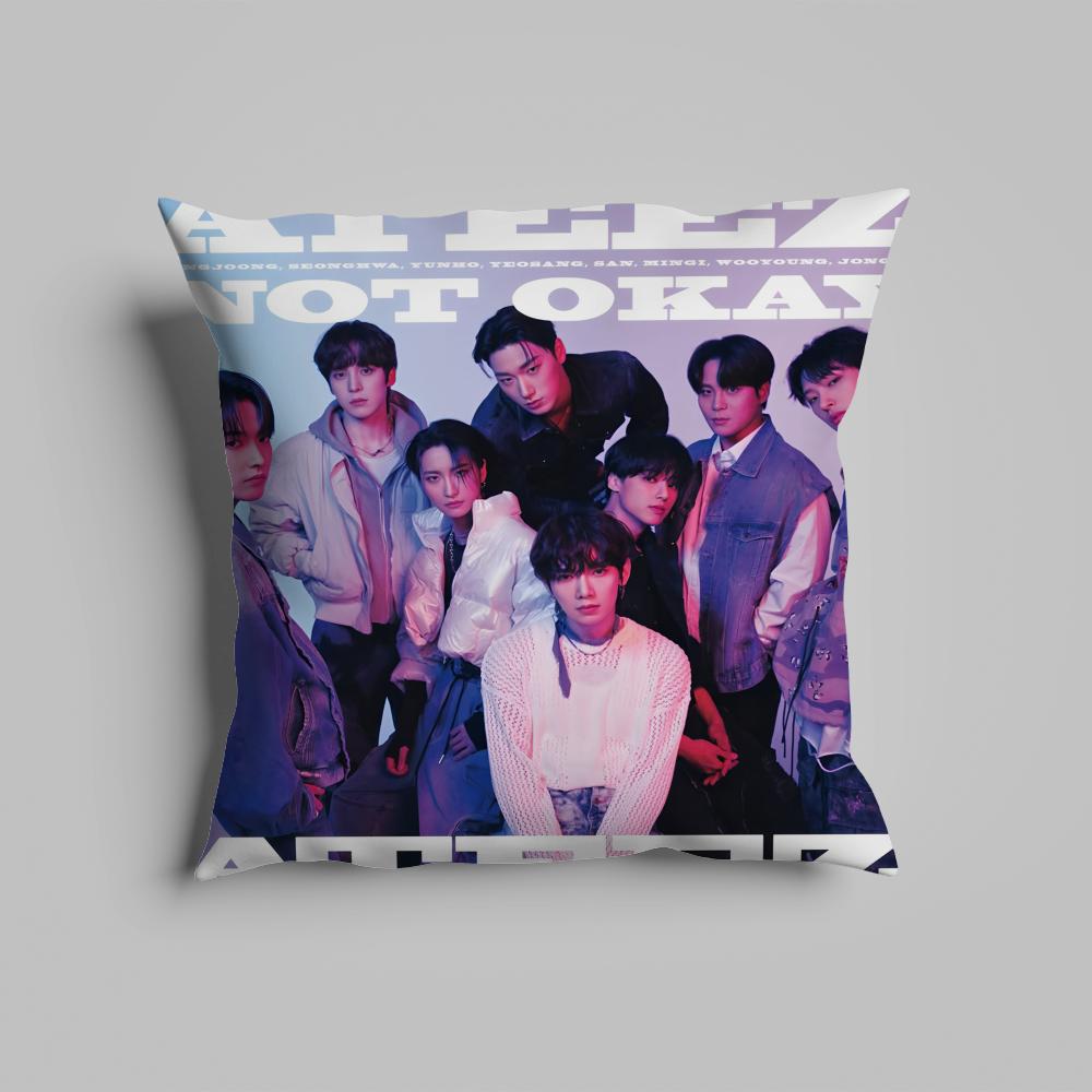 Pillow Case luxurious home office, sofa decorative Multi sized car seat cushions, pillowcases Kpop A-AteezS band