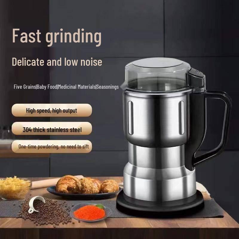Powerful Household Flour Mill & Grinder: Superfine Pulverizer for Grains and Cereals