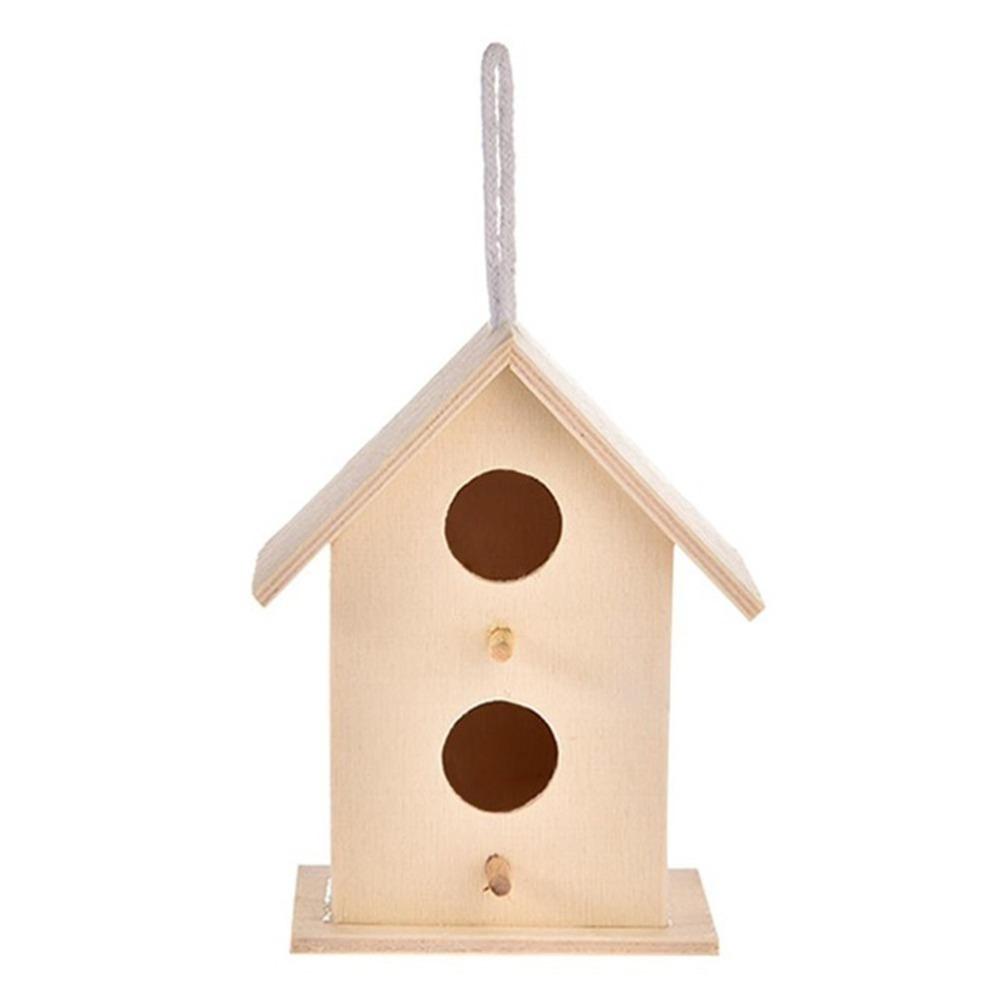 Unique Design Wooden Bird House Hanging Design Birdhouse Garden Decor  Home Decor
