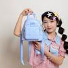 Rucksack im koreanischen Stil Kariert Kleine Schultasche, Lässige und Niedliche Mini-Umhängetasche